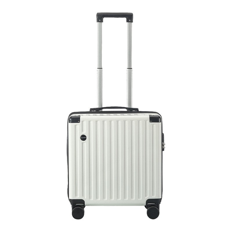 Mala de Bordo Pequena de 18 Polegadas ABS com Múltiplos Compartimentos e Divisória para Molhados e Secos para Viagens a Negócios e Viagens Curtas