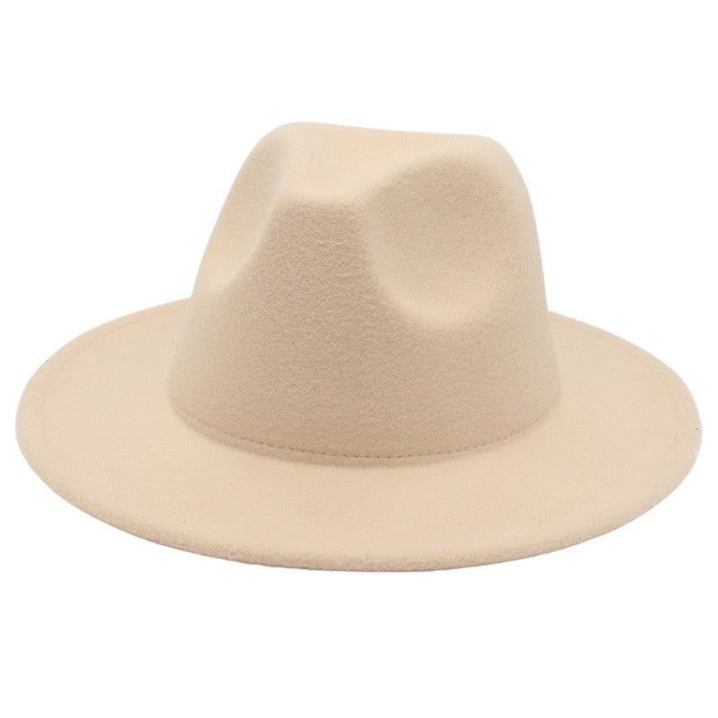 Women Fedora Hat Autumn Winter Luxury Men Top Hats Trendy Formal Wedding Decorate Black Green White Panama Cap Fedoras Gorras