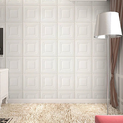 70cm*70cm 3D Room Decor Warm Decoration Self-adhesive Wall Stickers Foam Waterproof Anti-collision Wallpaper Ceiling Background