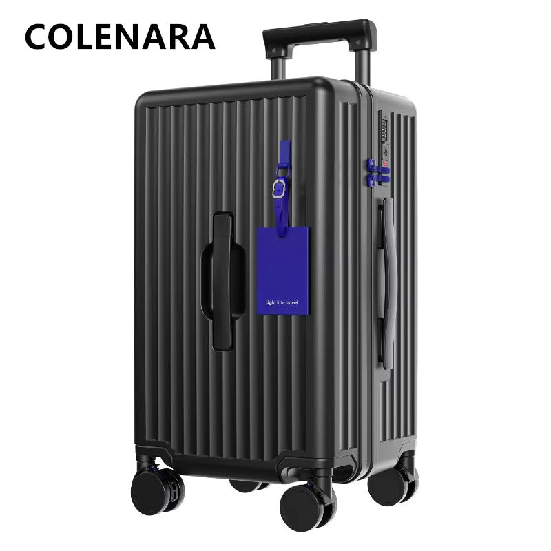 COLENARA Suitcases and Travel Bags 20"24"28 "large Capacity Luggage Case Women's Boarding Box Men's Universal Wheel Luggage