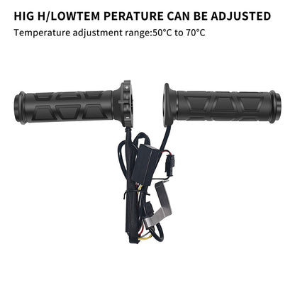 Manopla Aquecida para Motocicleta 22mm, Punho Universal Aquecido para Moto, Manoplas Elétricas Aquecidas, Punho Aquecido para Motocicleta no Inverno