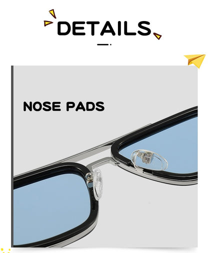 Óculos de Sol Infantis Polarizados de Luxo Estilo Tony Stark Óculos de Sol Quadrados para Crianças Meninos Meninas Oculos Retrô Homem de Ferro