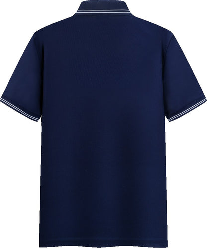 Breathable T-shirt, shirt, polo shirt, customized summer fashion, breathable short sleeved shirt, printed logo, embroidered work