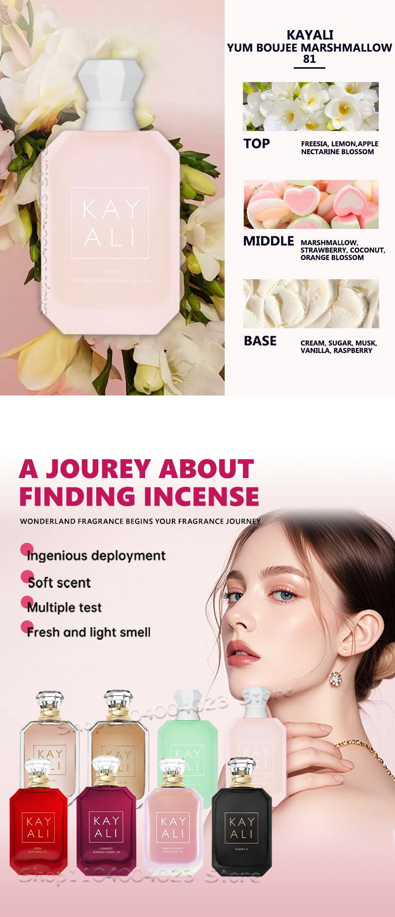 Perfume KAYALI 81 100ML Perfume Árabe Original KAYALI Yum Boujee Marshmallow Eau de Parfum para Unissex Perfumes KAYALI 28