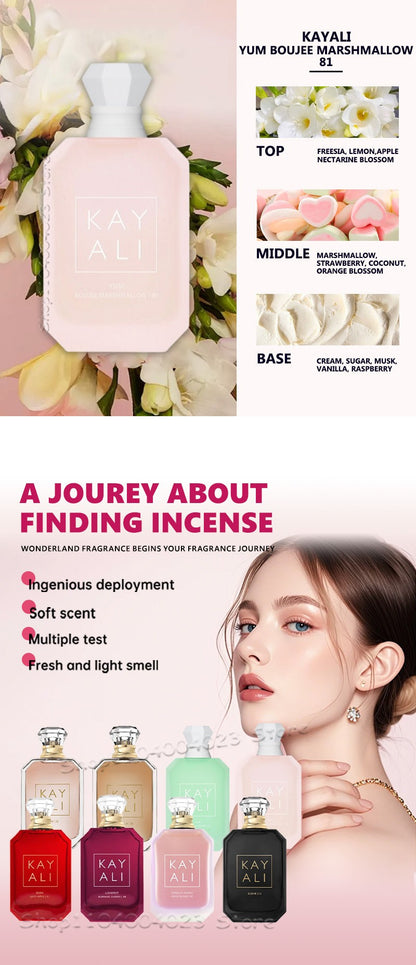 Perfume KAYALI 81 100ML Perfume Árabe Original KAYALI Yum Boujee Marshmallow Eau de Parfum para Unissex Perfumes KAYALI 28