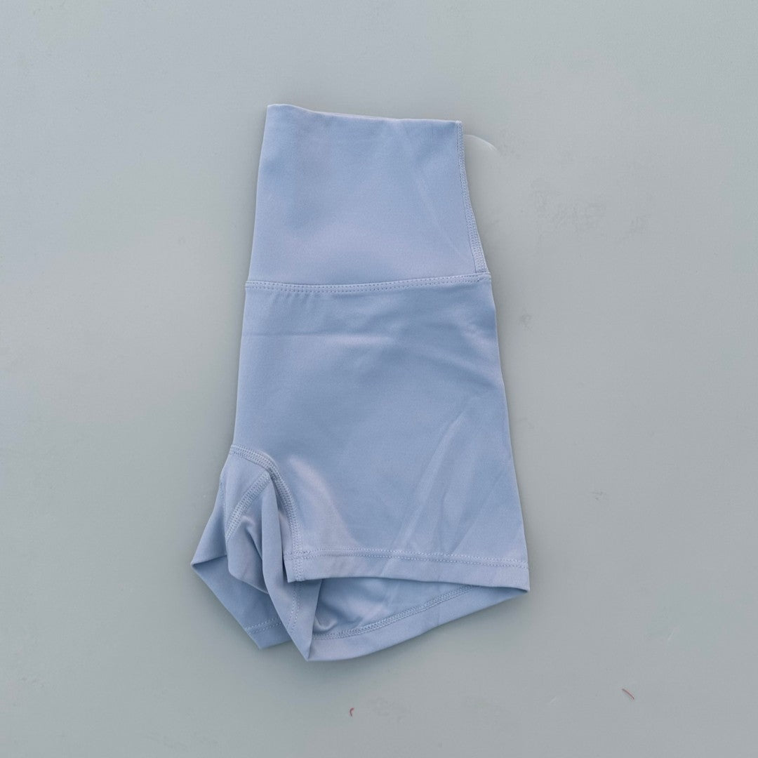 Solid Color High Waist Yoga Ultrashort Leggings Soft Women Gym Athletic Tight Sport Short Compression Comprehensive Training Jog