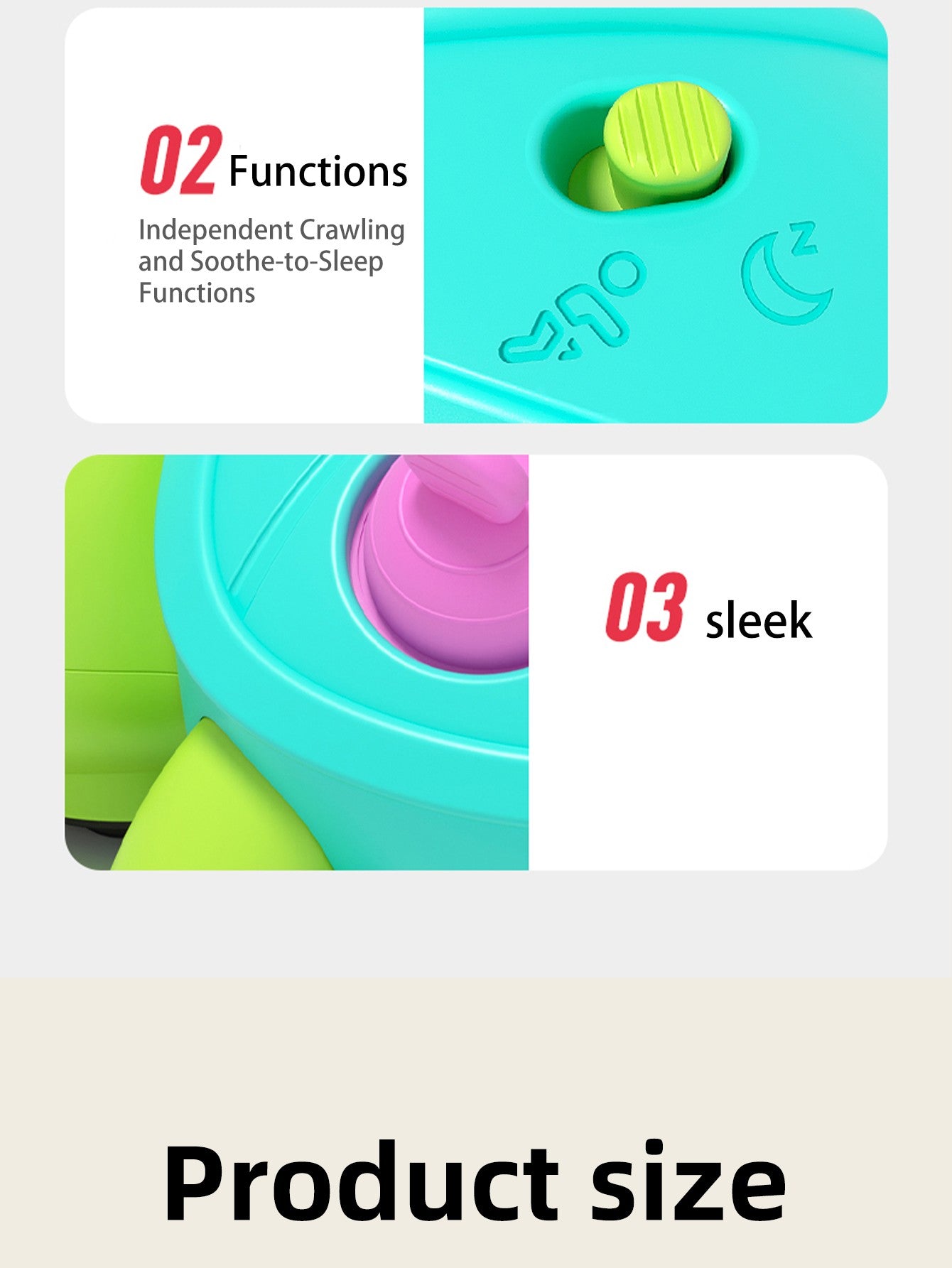 Baby Toys Turtle Crawling Toys Games for Babies Infant Toddlers Moving Educational Interactive Development 6 12 Months Babies