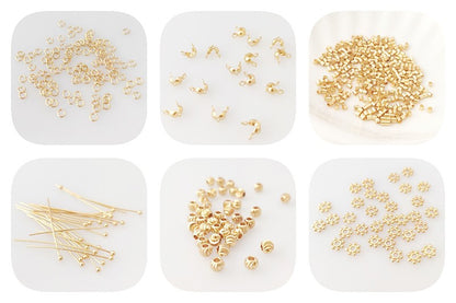 2/3/4mm Hollow Cube Beads 18k Gold Plated Brass Spacer Beads,Separators For Beads,DIY Jewelry Making Supplies Wholesalele