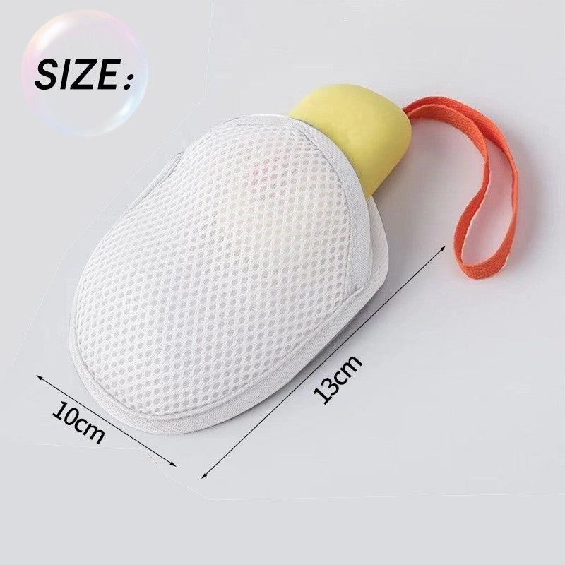 1~8PCs New Foaming Soap Bag Net Mesh Massage Exfoliator Pouch Bathing Bubble Maker Cleaning Tool