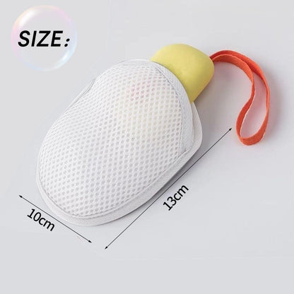 1~8PCs New Foaming Soap Bag Net Mesh Massage Exfoliator Pouch Bathing Bubble Maker Cleaning Tool