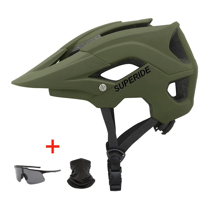 Capacete de Ciclismo MTB DH In-mold SUPERIDE Capacete Esportivo Anti-impacto para Bicicleta de Estrada e Montanha Masculino e Feminino