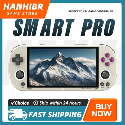 TRIMUI SMART PRO Open Source Retro Handheld Emulator 4.96" IPS 5000mAh Linux 26+ Emulators RGB Joystick Type-C Gift Joystick RGB