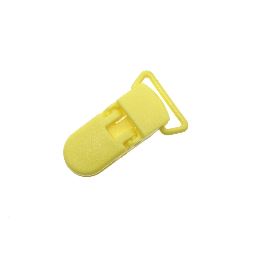 Sutoyuen 40pcs Hot D Shape Kam Plastic Pacifier Clips Plastic Baby Soother Dummy Suspender Chain Holder Clips for 20mm Ribbon