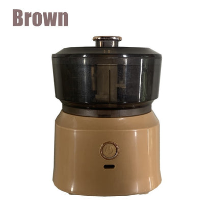350ml Mini Processador Elétrico Sem Fio de Alho, Dupla Função, Para Purê de Alho, Recarregável Via USB, Triturador de Alimentos Para Cozinha, Moedor de Carne e Vegetais