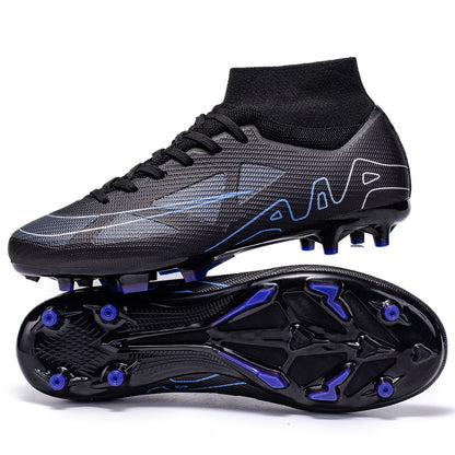 New Men High-top Football Boots Grass Cleats Non-Slip Soccer Shoes Futsal Sneakers High-quality Match Indoor Hot-selling Outdoor