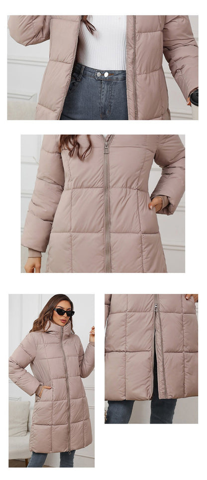 Women Long Coat 2024 New Autumn Winter Parkas Female Thick Down Cotton Coat Femme Casual Short Warm Thick Outerwear Ladies Top