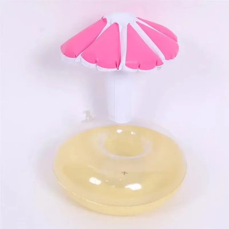 Hawaii Flamingo Coco Cup Holder Beverage Boats Phone Stand Floating Inflatable Pool Float Cup Holder Summer Beach Party Supplies