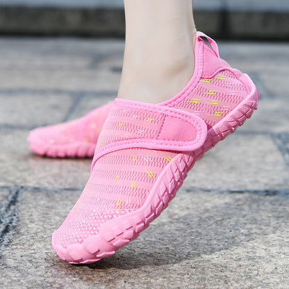 Children Quick Dry Wading Sneakers Boys Girls Light Breathable Beach Aqua Shoes Kid's Elastic Non-slip Water Sports Shoes