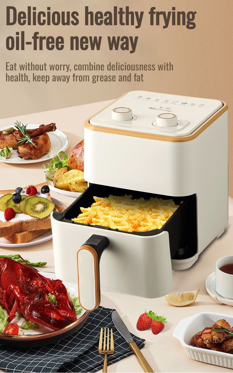 Home Smart Air Fryer Large Capacity Multifunctional Electric Fryer French Fry Machine Cooking Oven integrated Hot fryer Oven