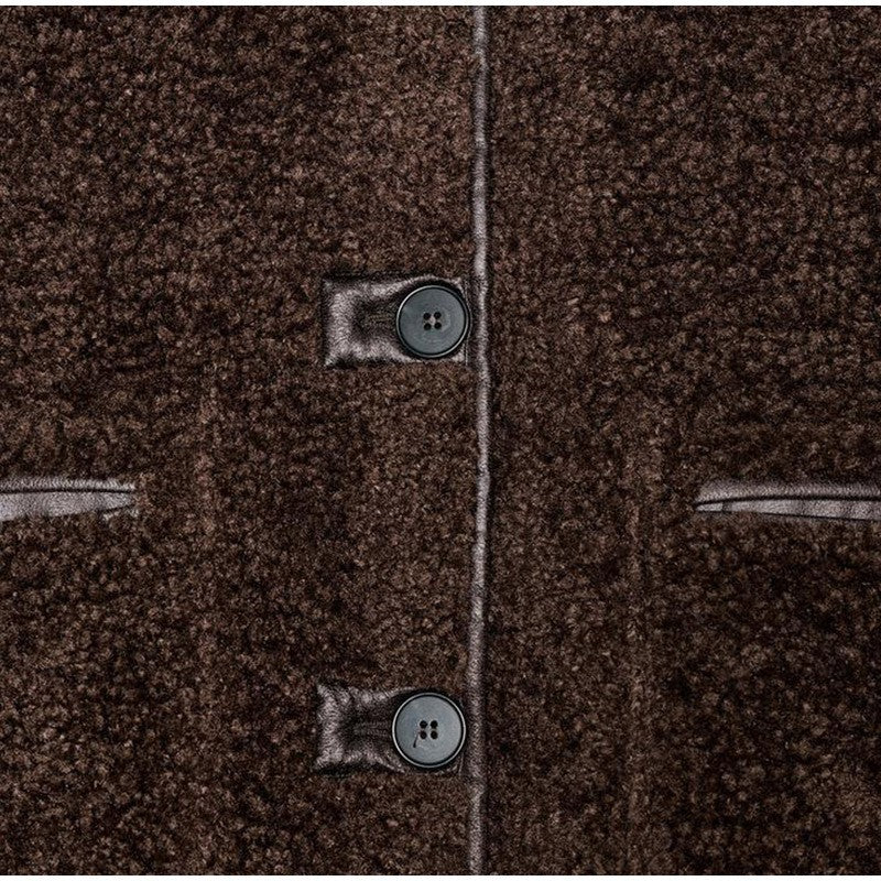 ? Fashion Double Sided Solid Jacket Women Lapel Collar Single Breasted Long Sleeve Coats 2025 Autumn New Lady Utility Outerwear