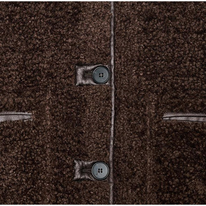 ? Fashion Double Sided Solid Jacket Women Lapel Collar Single Breasted Long Sleeve Coats 2025 Autumn New Lady Utility Outerwear