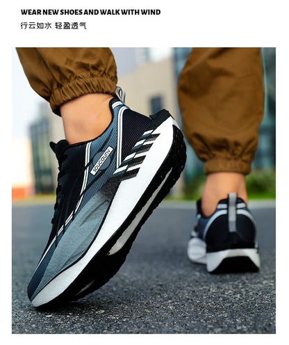 Running Shoes Casual Carbon Board Marathon Men Sports Tenis Air Breathable Women's Comfortable Athletic Nonskid Leisure Sneakers