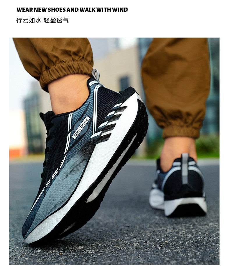 Running Shoes Casual Carbon Board Marathon Men Sports Tenis Air Breathable Women's Comfortable Athletic Nonskid Leisure Sneakers