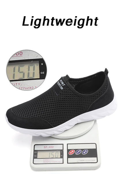Tênis Casual Masculino Leve 2023 Respirável Slip-on Antiderrapante para Caminhada ao Ar Livre Tamanho 39-47