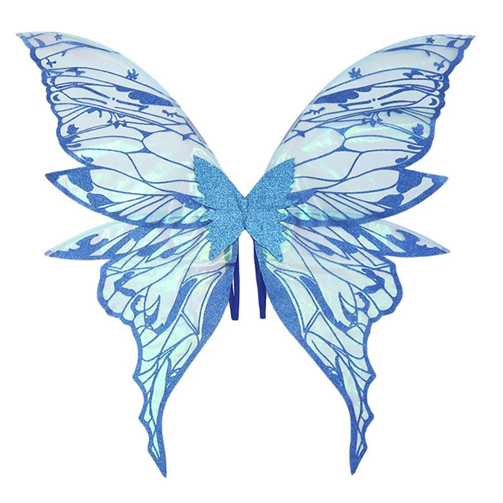 1PC Adults Fairy Wings Girls Sparkling Angel Wings Butterfly Costume Wings Halloween Costume Dress up Party Favor Christmas Gift