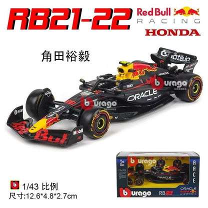 Novo Em Estoque Bburago 1:43 2025 F1 Japão Red Bull Rb21 Modelos Miniatura de Liga Ferrari Sf25 #44 Rb21 Verstappen Mcl39 W16? Carro de Brinquedo