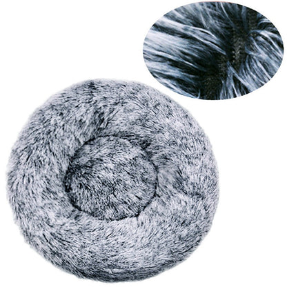 Cama Redonda para Cães, Cama Quente de Inverno para Gatos, Cesto de Pelúcia para Cães, Cama Lavável para Pequenos, Médios e Grandes Cães, Sofá para Gatos