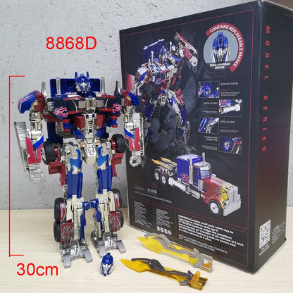 Brinquedos Robô Transformável 30CM Optimus Prime Star Commander Magatron Carro Bumblebe Boneco de Ação do Filme Modelo Anime de Deformação