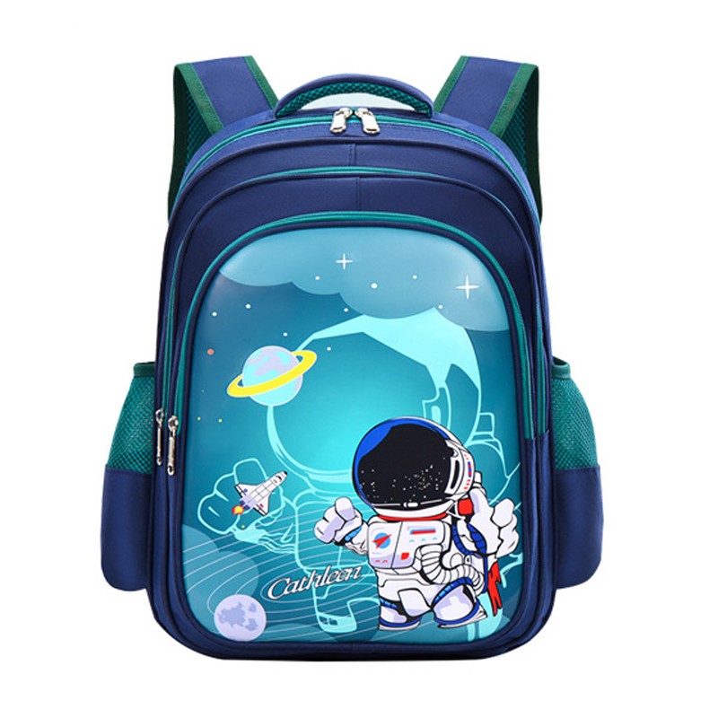 Mochila Infantil Estrelas Astronauta Fofa Menino Menina Impermeável Pré-escolar Fundamental