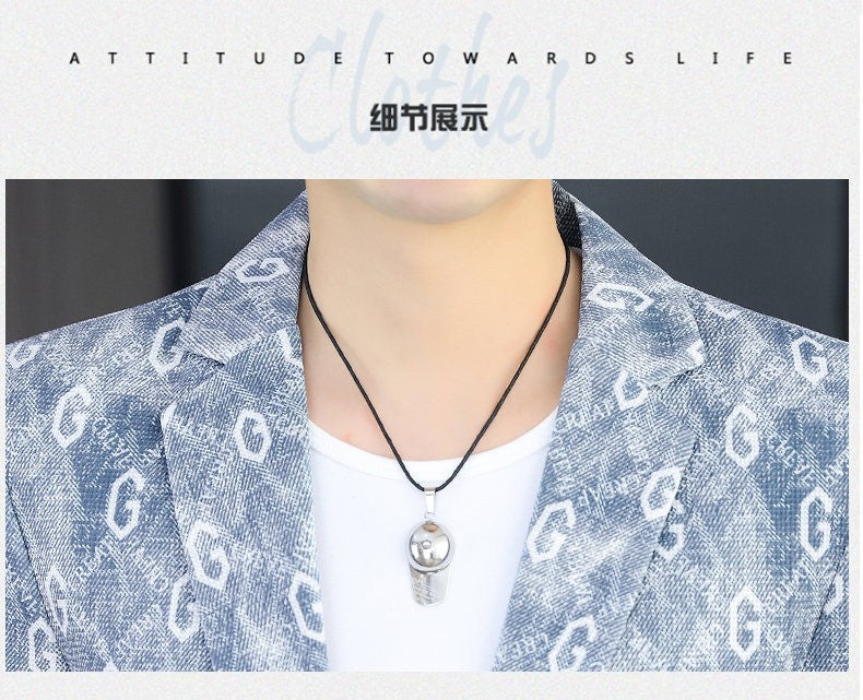 New Floral Pattern Autumn Winter Men's Suit Slim Fit Youth Formal Single Blazer Jacket