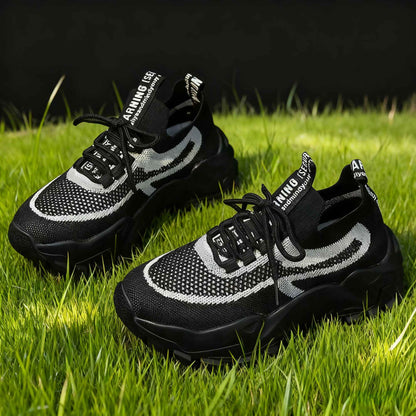 2026 New Women's Dad shoes Breathable Me Running shoes Faionable Casual Sports Sneakers Flat Bot round Toe Plastic Sole