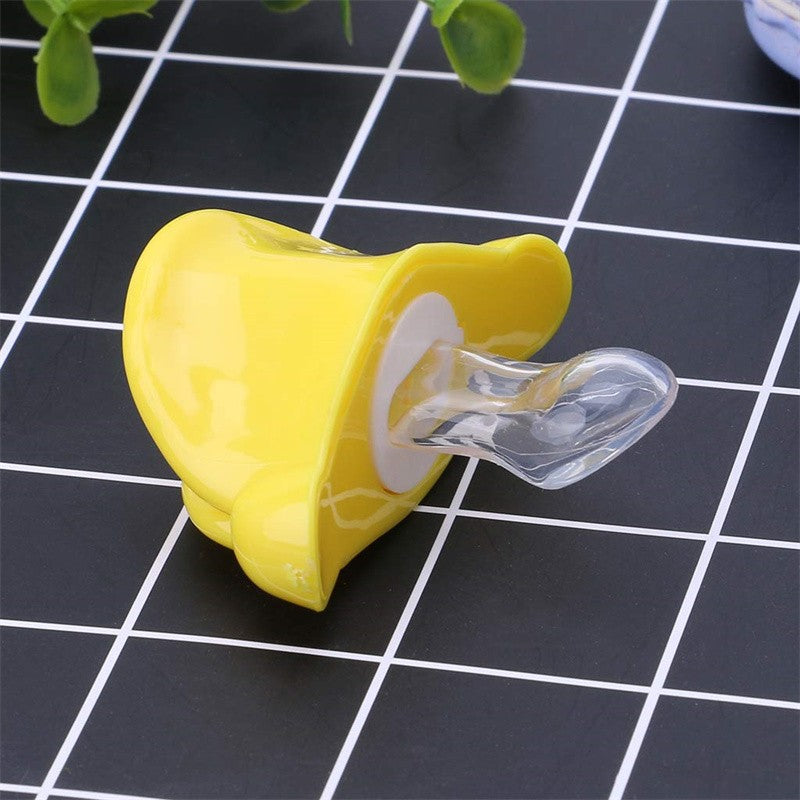1/10pcs Silicone Funny Nipple Pacifier Baby Pacifier Toddler Nipples Baby Orthodontic Teeth Lips Kiss Yellow Duck Feeding