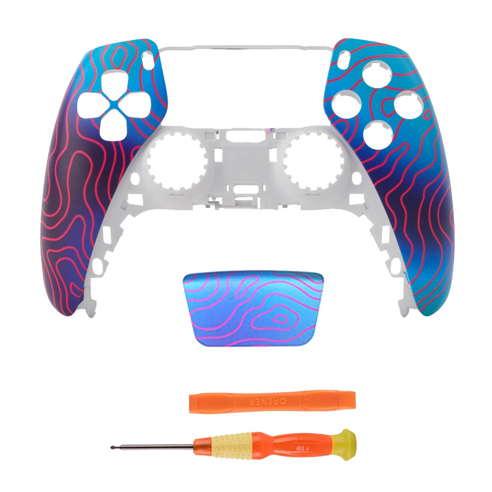 Replacement Front Shell With Touchpad For PS5 Controller Faceplate BDM-010 020 030 040 050 DIY Custom Housing Protection Cover