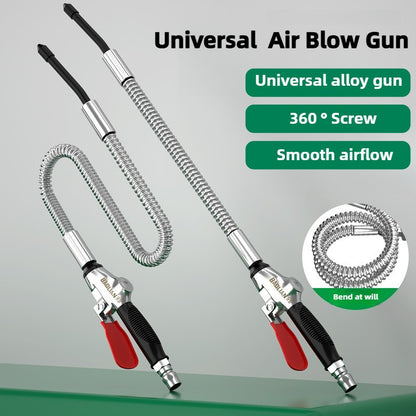 Pistola de Sopro de Ar Universal de Liga, Pistola de Água de Lavagem de Carro com Ferramentas Pneumáticas de Alto Volume Potente, Remoção de Pó de Compressor de Ar