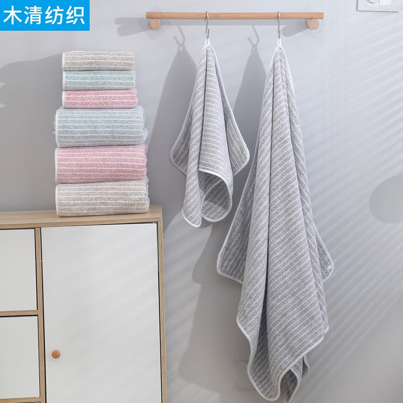 Quick-Drying Towel Coral Fleece Towels Bath Towels Thickened Absorbent for Swimming Pool Sports Fitness Gift Towels