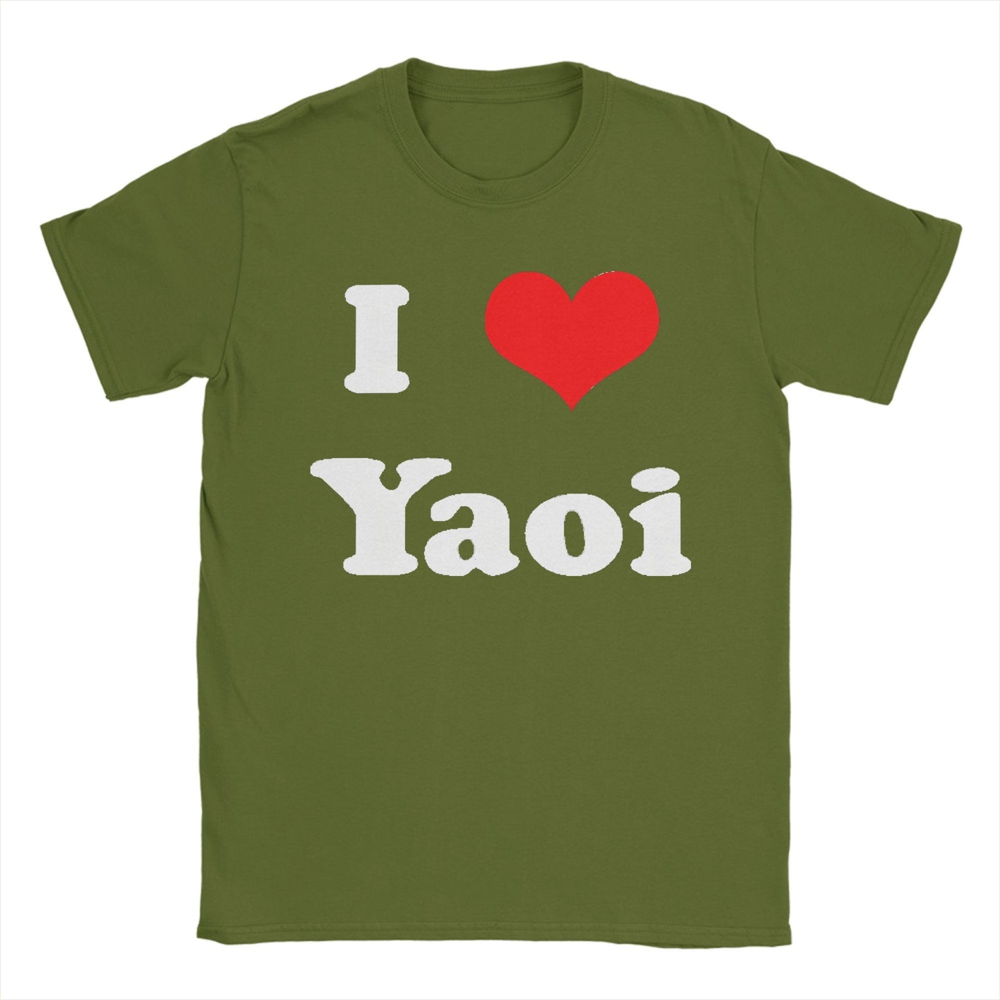 Funny I Love Yaoi T-Shirts Men O Neck Cotton T Shirt  Short Sleeve Tee Shirt Birthday Present Tops