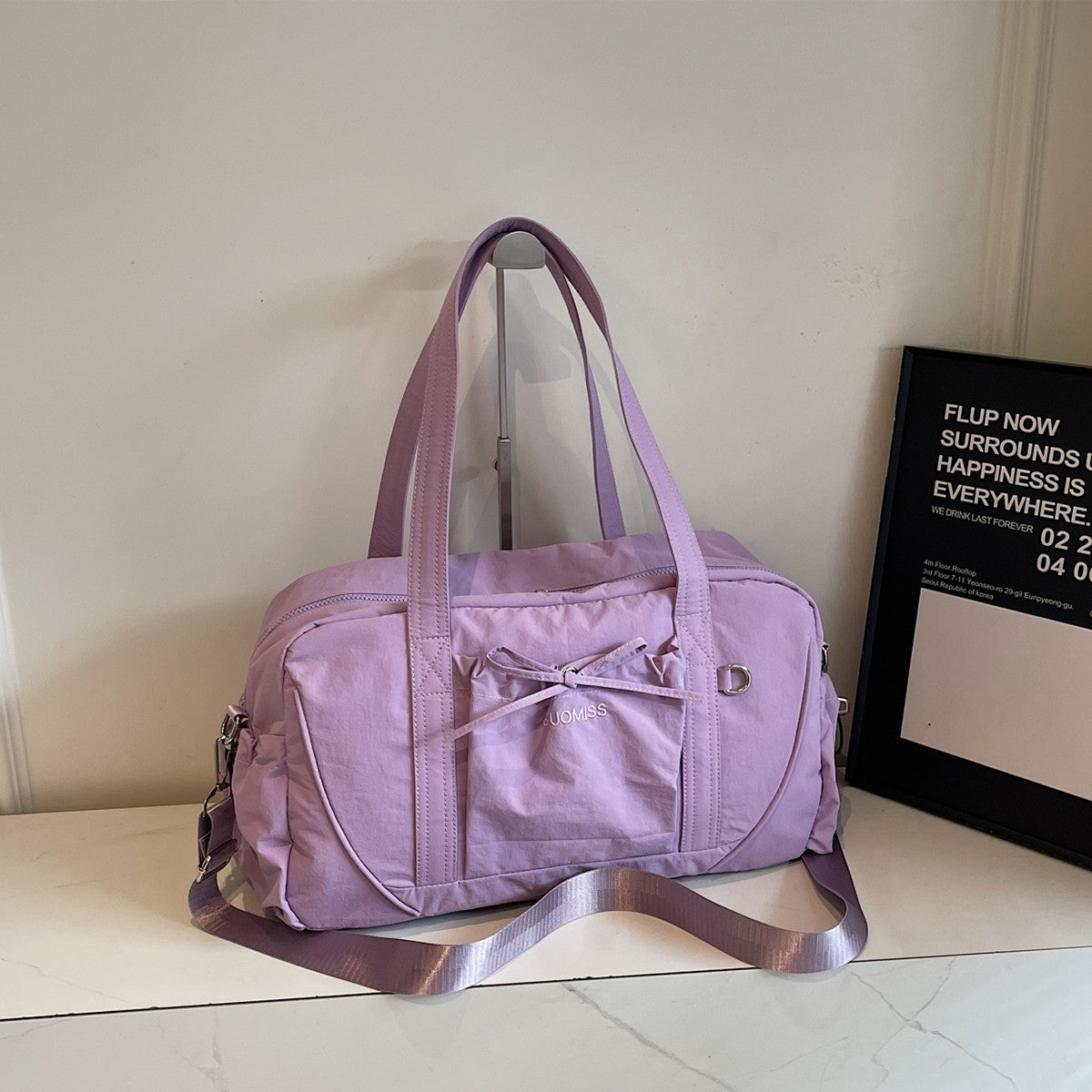 New Travel Bag Large Capacity Shoulder Portable Luggage Bag Travel Storage Bag Boarding Bag Sports Fitness Bag for Women