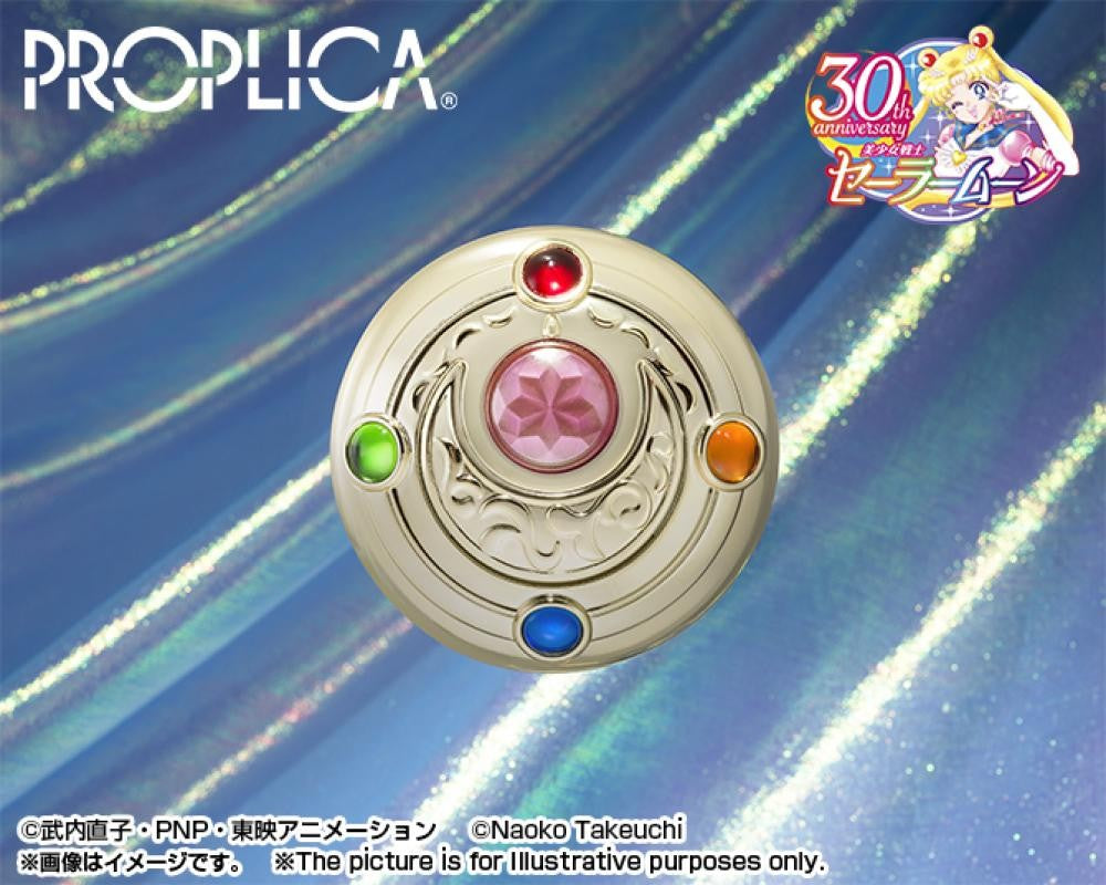 Em Estoque Original BANDAI PROPLICA Moon Stick Broche de Transformação Caneta de Disfarce Estrela de Cristal Figura Anime Sailor Moon Modelo de Brinquedo