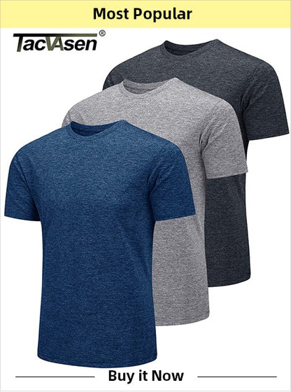 TACVASEN Summer Cargo Shirts Men's Mesh Breathable Long Sleeve Multi-Pockets Work Shirts Quick Dry Hiking Fishing Shirt Outdoor