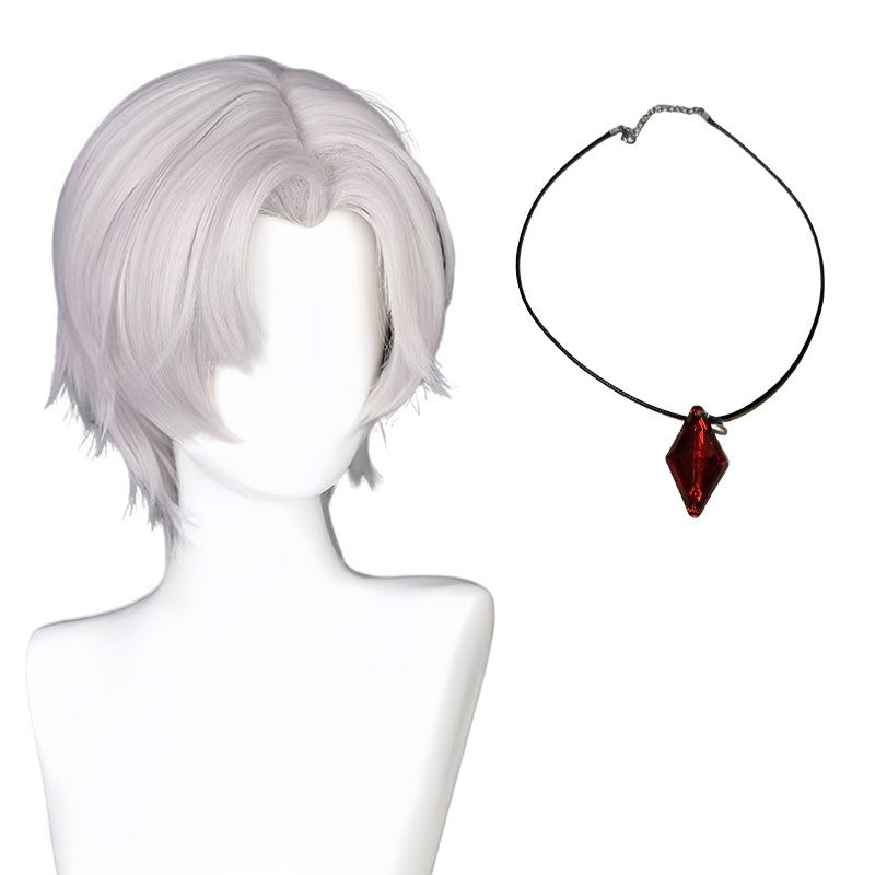 DMC 5 Dante Cosplay Wig Uniform Costumes Disguise for Adult Men Long Windbreaker Gloves Roleplay Outfits Halloween Carnival Suit