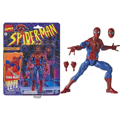 Hasbro Spider Man 2099 Miguel O Hara Legends Venom Deadpool Bonecos Articulados Que Mudam de Rosto Estátua Modelo Boneca Brinquedos Infantis de Presente