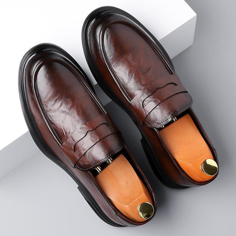 High Quality Fashionable Loafers Leather Men Business Formal Casual Leather Shoes Spring Men Soft and Comfortable Leather Shoes