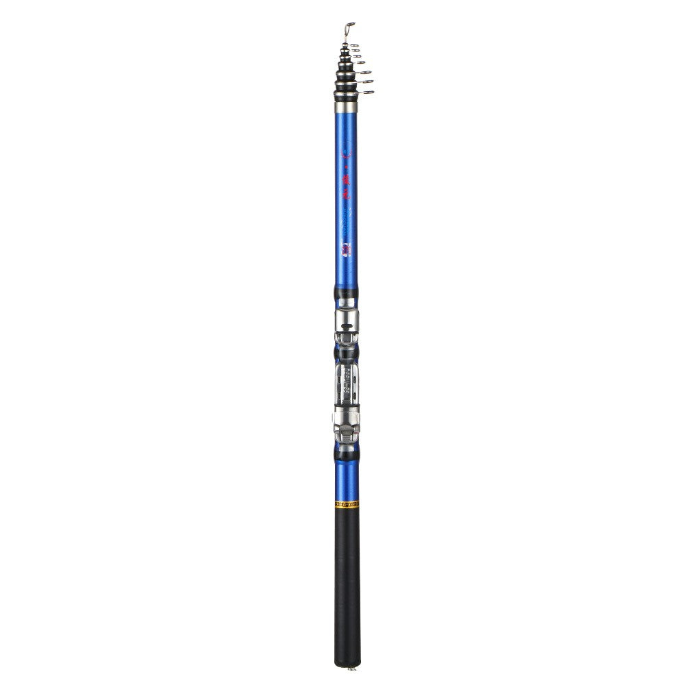 Vara de Pesca de Mar em Material de Carbono, Vara de Pesca Telescópica de Qualidade, Varas de Spinning de Qualidade 1.5m, 1.8m, 2.1m, 2.4m, 2.7m, 3m
