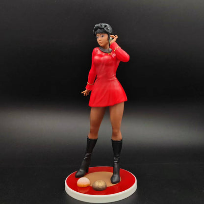 New Anime Figure Star Trek communication officer Uhura StarCraft standing posture figurine desktop model ornament Christmas Toys