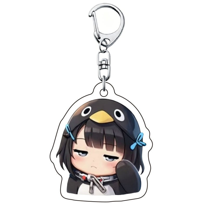 Funny Keychain Keyboard Keychain Press Button Keyring Make Sound Keyrings Goo Goo Gaga Hanging Pendant for Bag