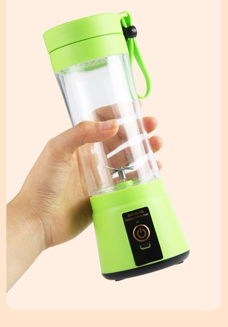 380ml Espremedor Elétrico Portátil Liquidificador de Smoothie USB Recarregável Processador de Alimentos Mini Misturador de Frutas para Viagem Cozinha Treino